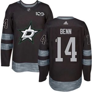 Herren Dallas Stars Eishockey Trikot Jamie Benn 14 1917-2017 100th Anniversary Schwarz Authentic